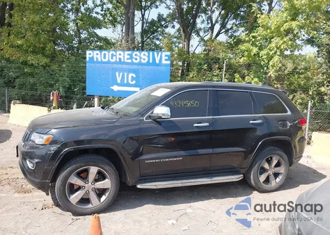 2014 Jeep Grand Cherokee Overland из США, поврежденный, VIN 1C4RJFCT9EC209899